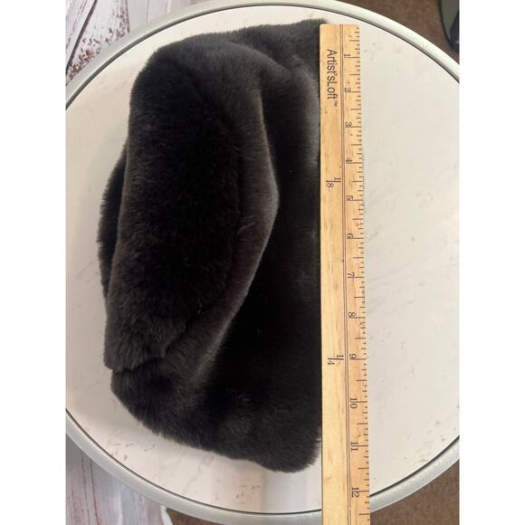 Ushanka faux fur hat black - Picture 12 of 12